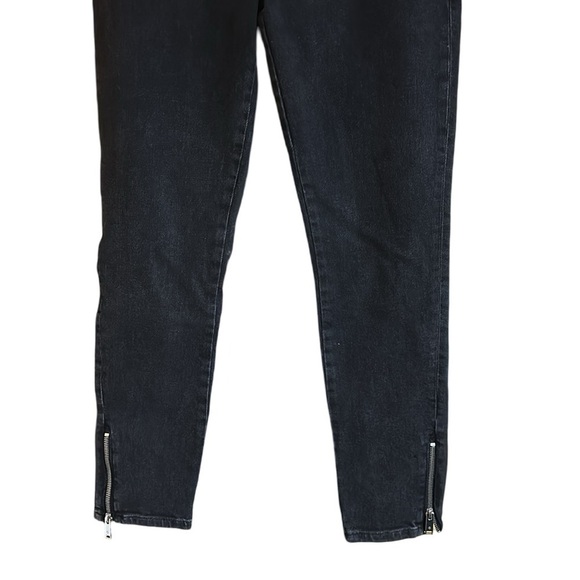 Anine Bing Faded Black Jax Low Rise Ankle Skinny Jeans Size 29 - Picture 4 of 8